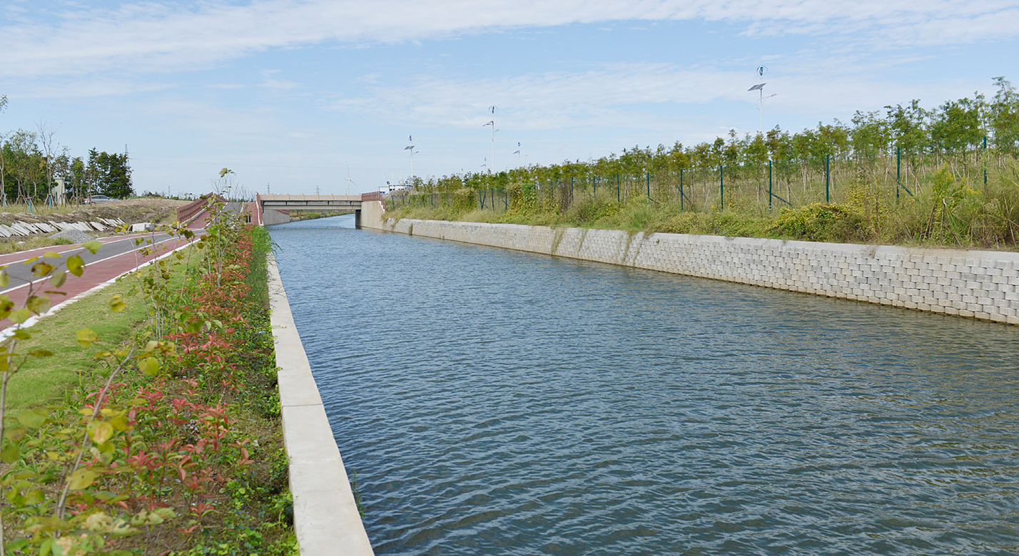 上海长兴岛青草沙水库周边水系调解工程